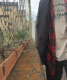 古着 | ロング丈ネル(シャツ/ブラウス)