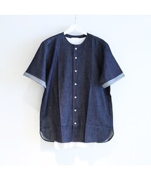 VICTIM | NO COLLAR DENIM SHIRTS(シャツ/ブラウス)