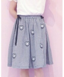 Candy Stripper | LITTLE TEDDY GINGHAM SKIRT(スカート)