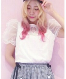 Candy Stripper | LITTLE TEDDY TOPS(Tシャツ/カットソー)