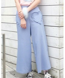 Candy Stripper | LITTLE HEART WIDE PANTS(その他パンツ)
