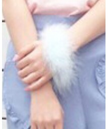 Candy Stripper | CANDY GIRLS MARABOU BRACELET(ブレスレット)