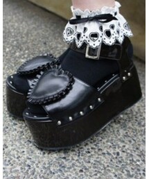 Candy Stripper | MY LITTLE ♡ CANDY HIGH SOLE SANDAL(サンダル)