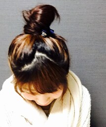 zzz | お団子ヘアー(プリン、、)(その他)