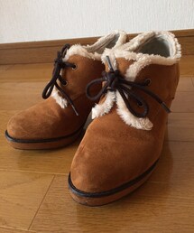 Cutie Blonde | ふわふわのファー×スエードが♡
形も綺麗だし、なにより歩きやすい*\(^o^)/*
冬はほぼ毎日履いています笑(ブーティ)