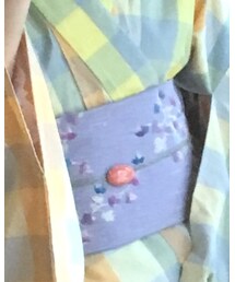 高木法子さん作半幅帯 | 浴衣