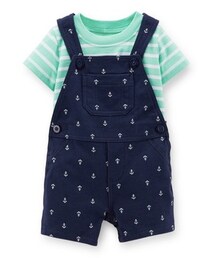 Carter's | 2ピースティ&フレンチテリーショートオールセット(ロンパース)