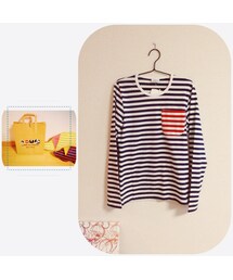 COMME des GARCONS | marimekko × commedesgarcons ボーダートップス(Tシャツ/カットソー)