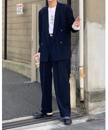 がー｜ISSEY MIYAKEのセットアップを使ったコーディネート - WEAR