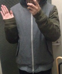 HARE | HAREのアウター。スタジャンなのに
袖はMA-1(スタジャン)