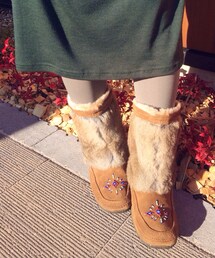Minnetonka | ファーつきモカシン(ブーツ)