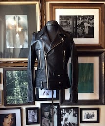 RAGS McGREGOR  | ラグスマクレガー、DOUBLE RIDER`S LEATHER JACKET(ライダースジャケット)