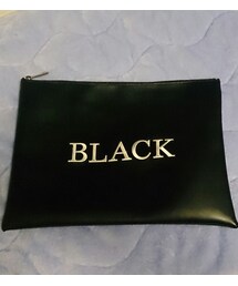 other. | "BLACK" ﾛｺﾞｸﾗｯﾁ(クラッチバッグ)