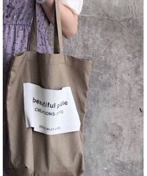 beautiful people | トートバッグ