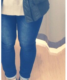 母 | デニムパンツ