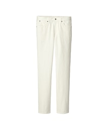UNIQLO | レギュラーフィットカラージーンズ　ホワイト(デニムパンツ)