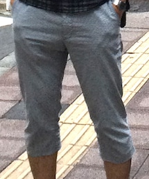 リメイク品 | ギンガムチェック クロップドパンツ(その他パンツ)