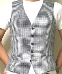 EDIFICE | シェパードチェックベスト(ベスト)