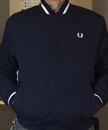 FRED PERRY | フレッドペリー　ボンバージャケット　ネイビー(ブルゾン)