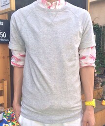 ZARA | 半袖スウェットプルオーバー(スウェット)