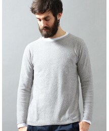 BEAUTY&YOUTH UNITED ARROWS | BY ミックス ブークレ レイヤードニット◆(ニット/セーター)