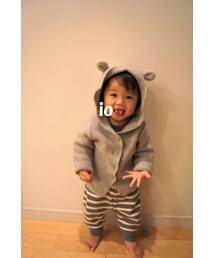 西松屋　ボーダーサルエル　80cm(その他パンツ)