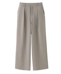 UNIQLO | UNIQLO ドレープワイドアンクルパンツ グレー(パンツ)