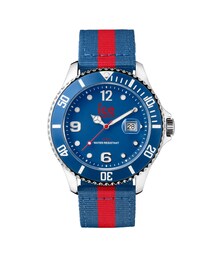 ICE WATCH | Ice-Polo エレクトリックブルー＆レッド - シルバーシャイニー （ビッグ）(アナログ腕時計)