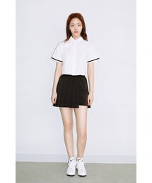 O!-OI Unbalanced Pleat Skirt(スカート)