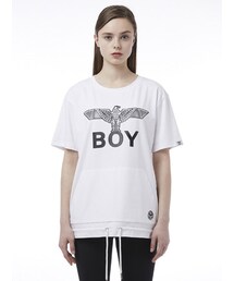 BOY LONDON | Front Pocket String Detail Shortsleeve T-Shirt - WHITE(Tシャツ/カットソー)