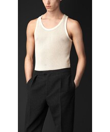 Burberry Prorsum | BURBERRY PRORSUM 白色網狀背心(タンクトップ)