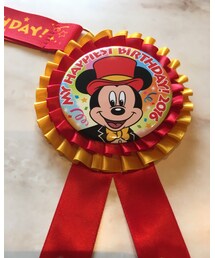 お誕生日のバッジ／Disney | バッジ