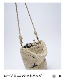 ZARA | ロープミニバスケット(バッグ)