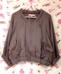 pink adobe | ７分袖のブルゾン(ブルゾン)