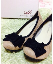 WA ORiental TRaffic | リボンモチーフウェッジパンプス(パンプス)