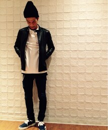 Lui's | Single leather riders jacket(ライダースジャケット)