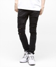 LEGENDA | crash skinny denim(デニムパンツ)