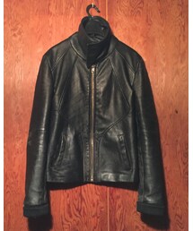 no brand | ノーブランドの割に、丈夫、良き革。一応本革。(ライダースジャケット)