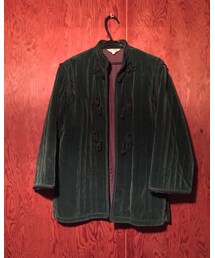 チャイナジャケット | 肉厚で結構あったかい(ノーカラージャケット)