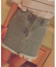 MOUSSY | デニムスカート