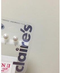 claire's | 樹脂パールイヤリング(イヤリング)