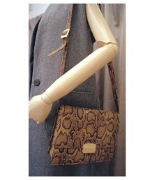 ONCE UPON A TIME | ヘビ柄ショルダーバッグ(ショルダーバッグ)