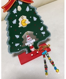 Handmade | XmastreeはDAISOにあります(笑)★(イヤリング)