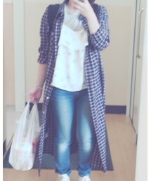 no brand | シャツワンピース