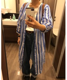 no brand | シャツワンピース