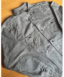 Nigel Cabourn | MEDICAL SHIRT - Black Chambray (シャツ/ブラウス)