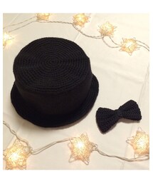 mikincomade | お友達の手作り帽子と蝶ネクタイ♥(帽子)