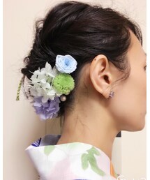 プリザーブドフラワー ヘッドアクセ | その他ヘアアクセサリー
