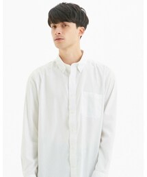 GU | イージーケアピンオックスフォードシャツ(長袖)CL(シャツ/ブラウス)