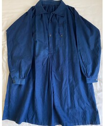 _rkuu__｜1950s French Vintage Indigo Linen Smogのシャツ/ブラウスを